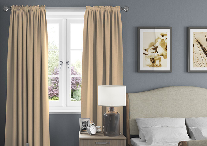 Faux Suede, Natural - Made to Measure Curtains - Image 3